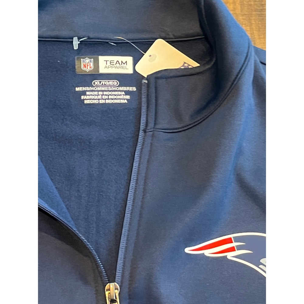 NFL New England Patriots Official Team Apparel Navy Full Zip Jacket
Mens XL - Picture 5 of 8